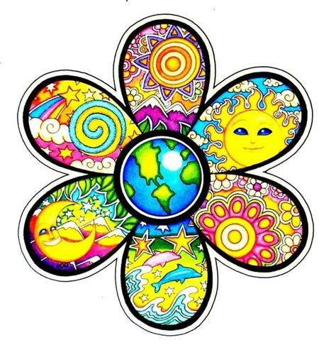 Free for commercial use High Quality Images. . Hippie flowers drawings
